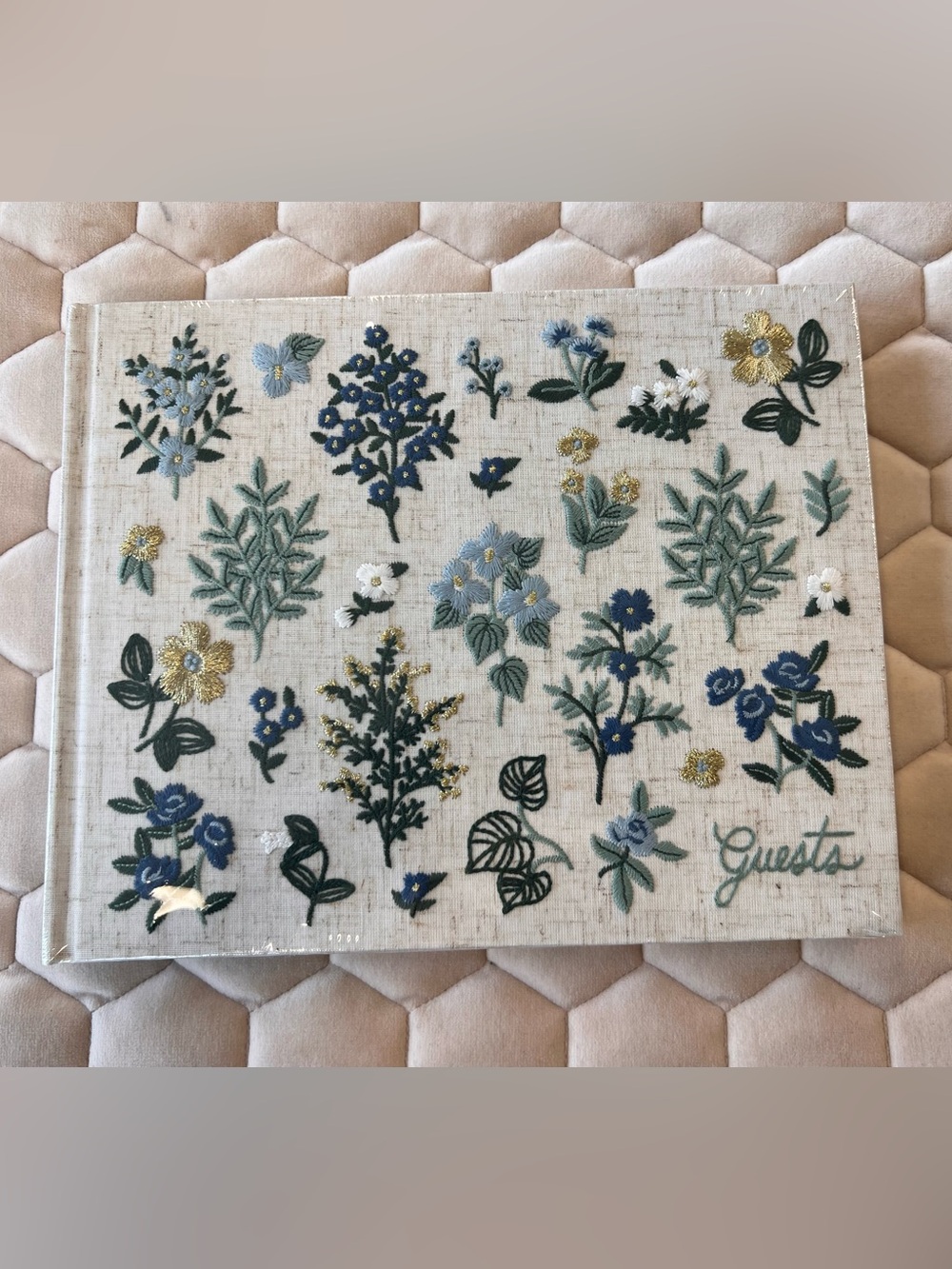 Rifle Paper Embroidered Guest Book